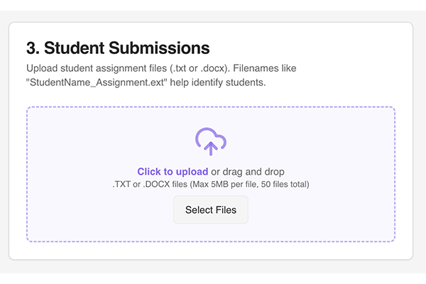Document upload interface illustration